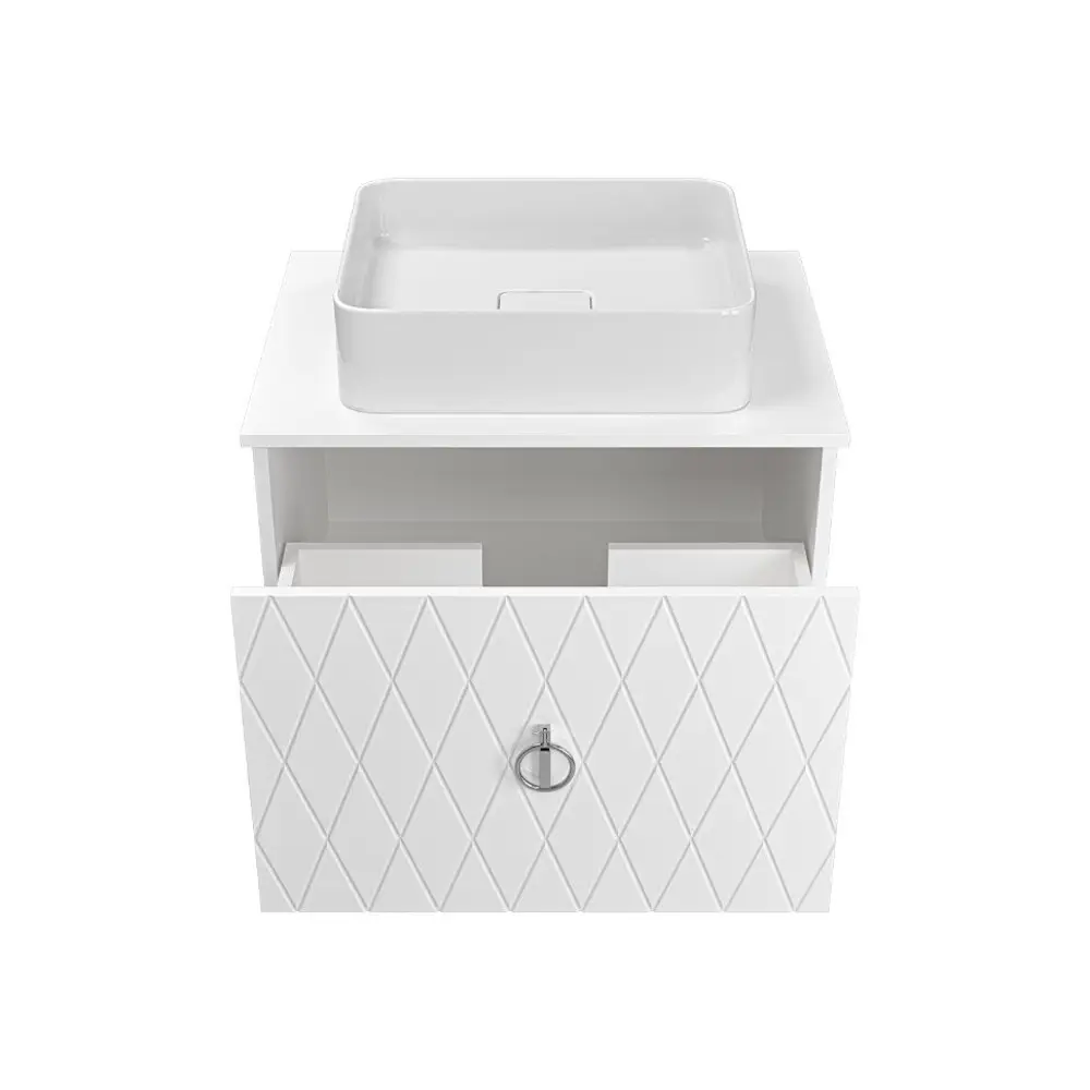 Фото 3 Тумба под раковину Misty Манго П-Ман-09065-011Я 65см с раковиной цвет белый