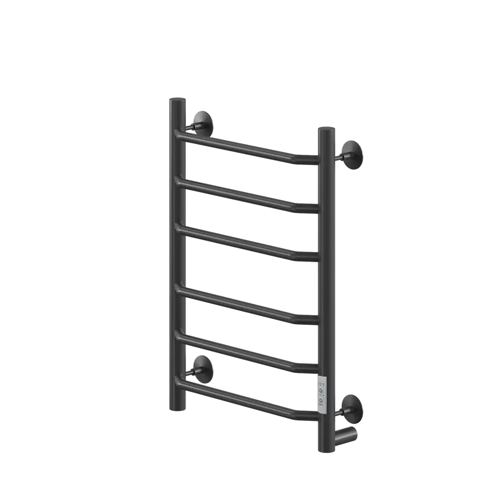 Фото Полотенцесушитель электрический Ника Way-3 П 400x600 мм 238 Вт с терморегулятором лесенка цвет черный матовый Фото Полотенцесушитель электрический Ника Way-3 П 400x600 мм 238 Вт с терморегулятором лесенка цвет черный матовый