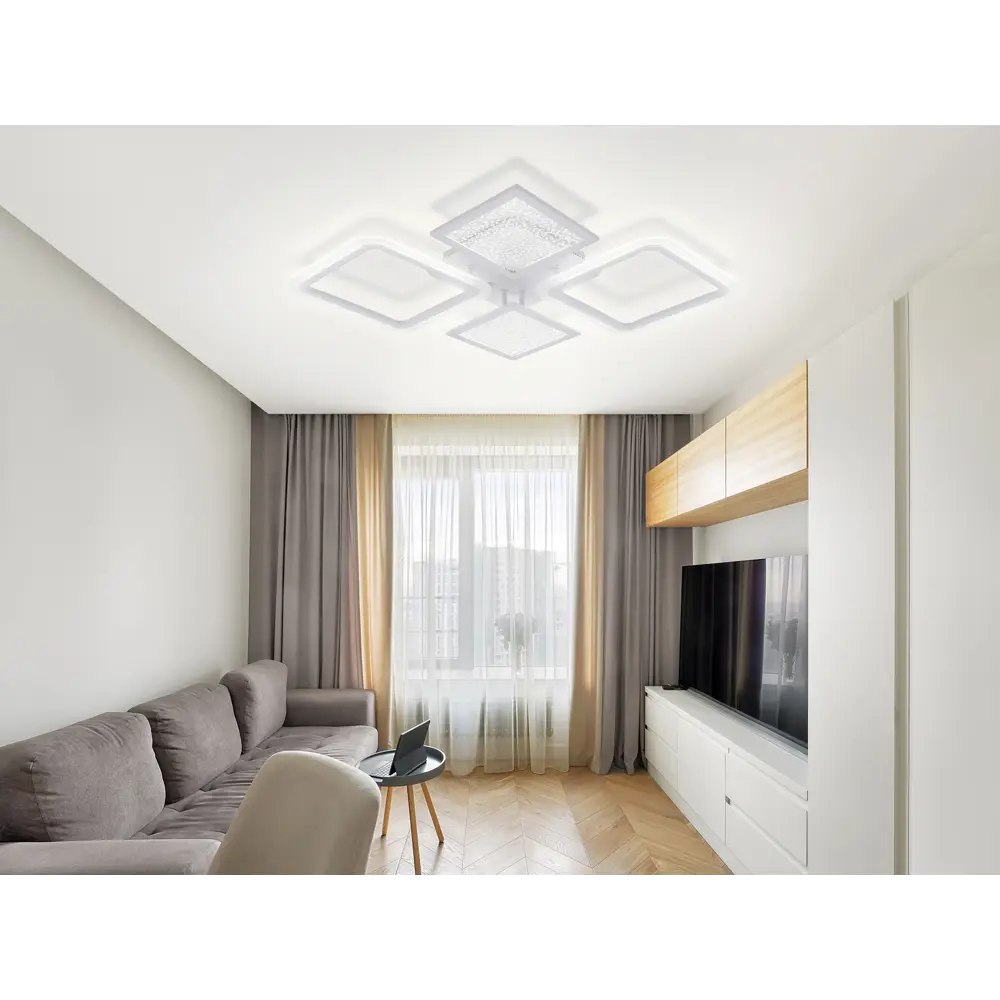 Фото 4 Люстра потолочная Natali Kovaltseva LED LAMPS 81166 LED LAMPS 81166 220В 100Вт 15м2 белый Фото 4 Люстра потолочная Natali Kovaltseva LED LAMPS 81166 LED LAMPS 81166 220В 100Вт 15м2 белый