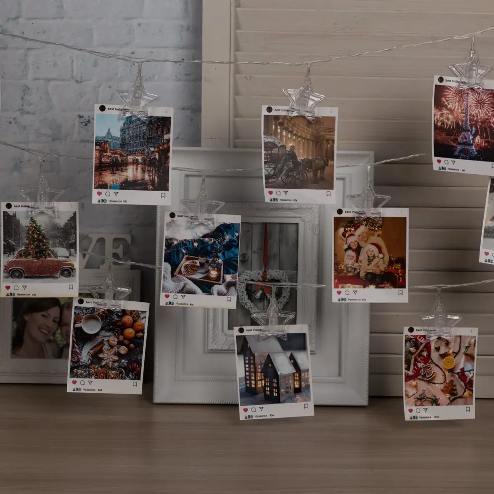 Фото 2 Электрогирлянда комнатная Luazon lighting 4445726 нить 4.5 м 20 ламп прозрачный 1 режим работы Фото 2 Электрогирлянда комнатная Luazon lighting 4445726 нить 4.5 м 20 ламп прозрачный 1 режим работы