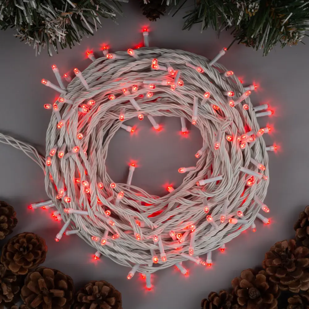 Фото Электрогирлянда комнатная Luazon lighting 3556826 нить 20 м 200 ламп прозрачный 8 режимов работы Фото Электрогирлянда комнатная Luazon lighting 3556826 нить 20 м 200 ламп прозрачный 8 режимов работы