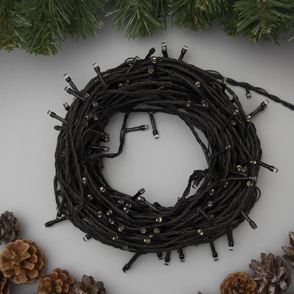 Фото 5 Электрогирлянда комнатная Luazon lighting 3556813 нить 20 м 200 ламп прозрачный 8 режимов работы Фото 5 Электрогирлянда комнатная Luazon lighting 3556813 нить 20 м 200 ламп прозрачный 8 режимов работы