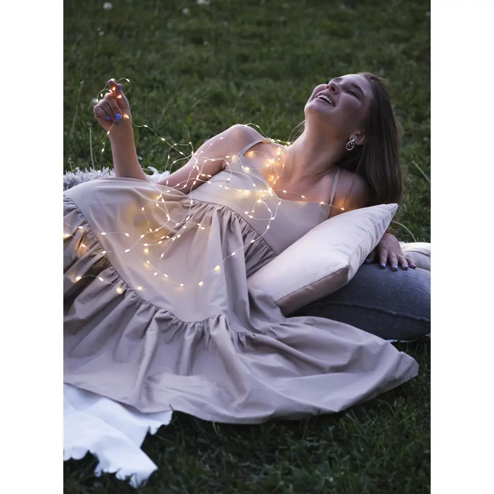 Фото 6 Электрогирлянда комнатная Luazon lighting 5198400 роса 1 м 100 ламп прозрачный 2 режима работы Фото 6 Электрогирлянда комнатная Luazon lighting 5198400 роса 1 м 100 ламп прозрачный 2 режима работы