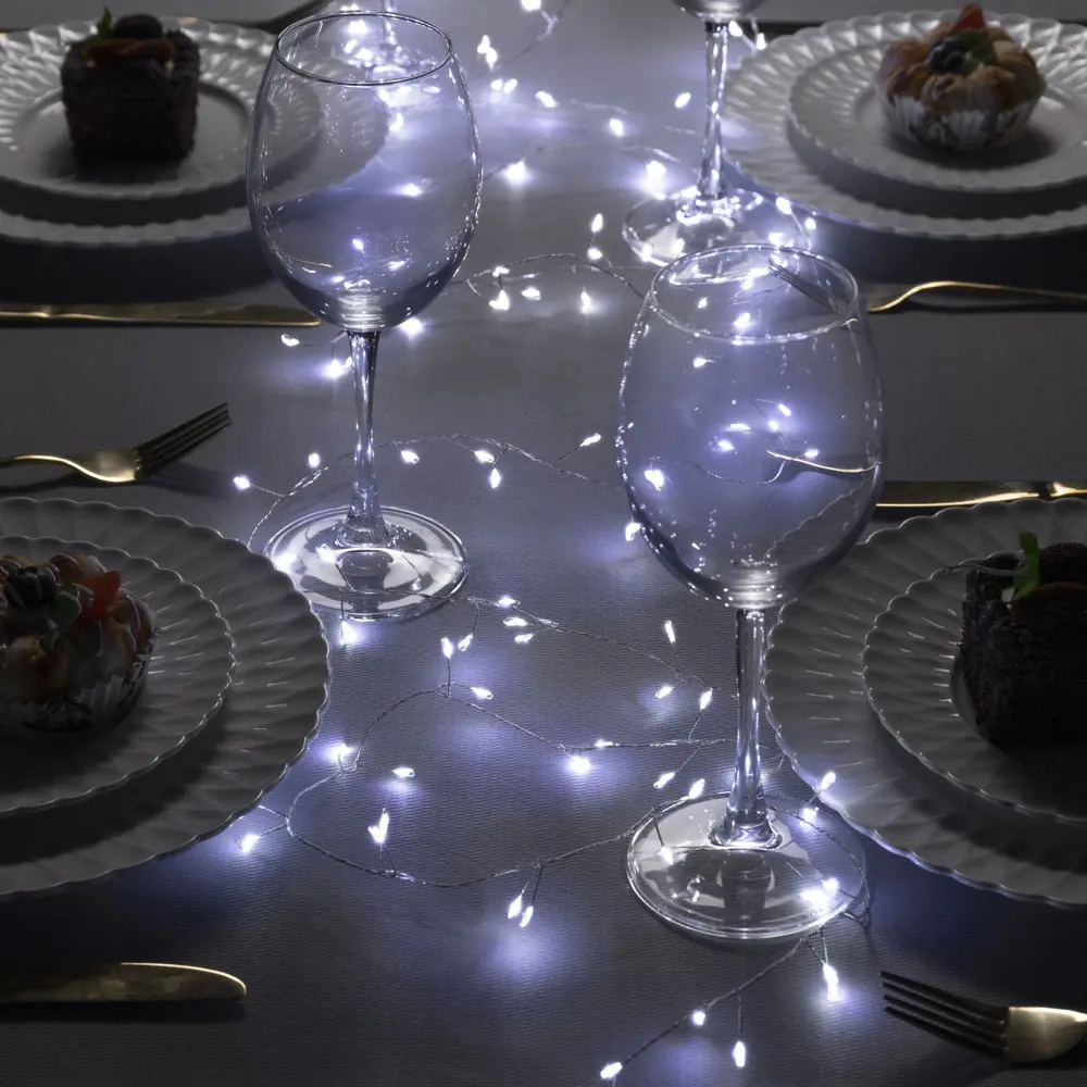 Фото Электрогирлянда комнатная Luazon lighting 5198393 роса 5 м 200 ламп прозрачный 1 режим работы Фото Электрогирлянда комнатная Luazon lighting 5198393 роса 5 м 200 ламп прозрачный 1 режим работы