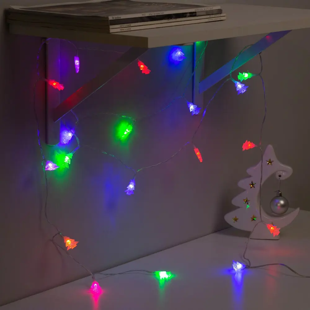 Фото 3 Электрогирлянда комнатная Luazon lighting 806830 нить 3 м 20 ламп прозрачный 1 режим работы Фото 3 Электрогирлянда комнатная Luazon lighting 806830 нить 3 м 20 ламп прозрачный 1 режим работы