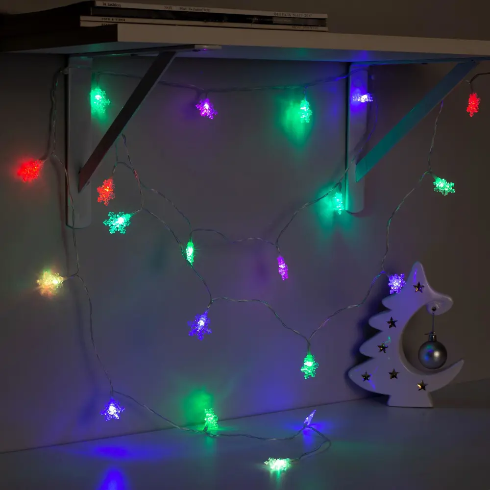 Фото 4 Электрогирлянда комнатная Luazon lighting 1080374 нить 3 м 20 ламп прозрачный 1 режим работы Фото 4 Электрогирлянда комнатная Luazon lighting 1080374 нить 3 м 20 ламп прозрачный 1 режим работы