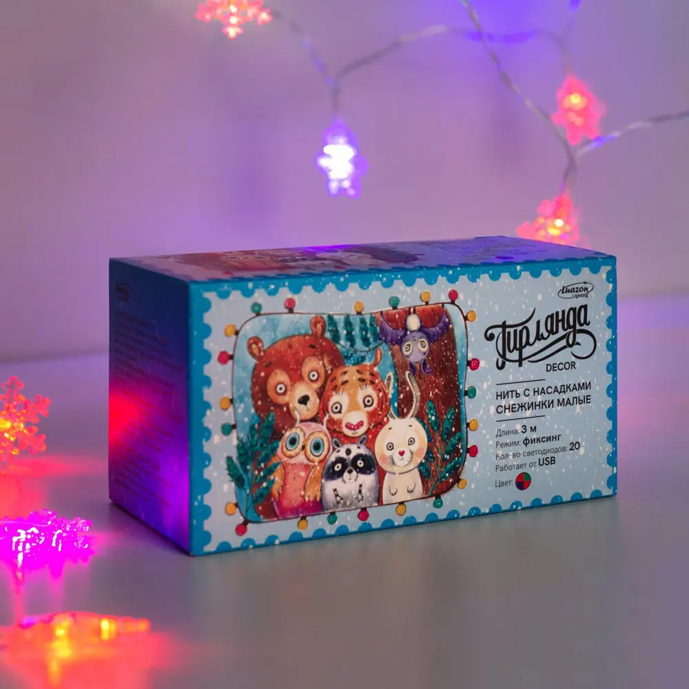 Фото 5 Электрогирлянда комнатная Luazon lighting 1080374 нить 3 м 20 ламп прозрачный 1 режим работы Фото 5 Электрогирлянда комнатная Luazon lighting 1080374 нить 3 м 20 ламп прозрачный 1 режим работы