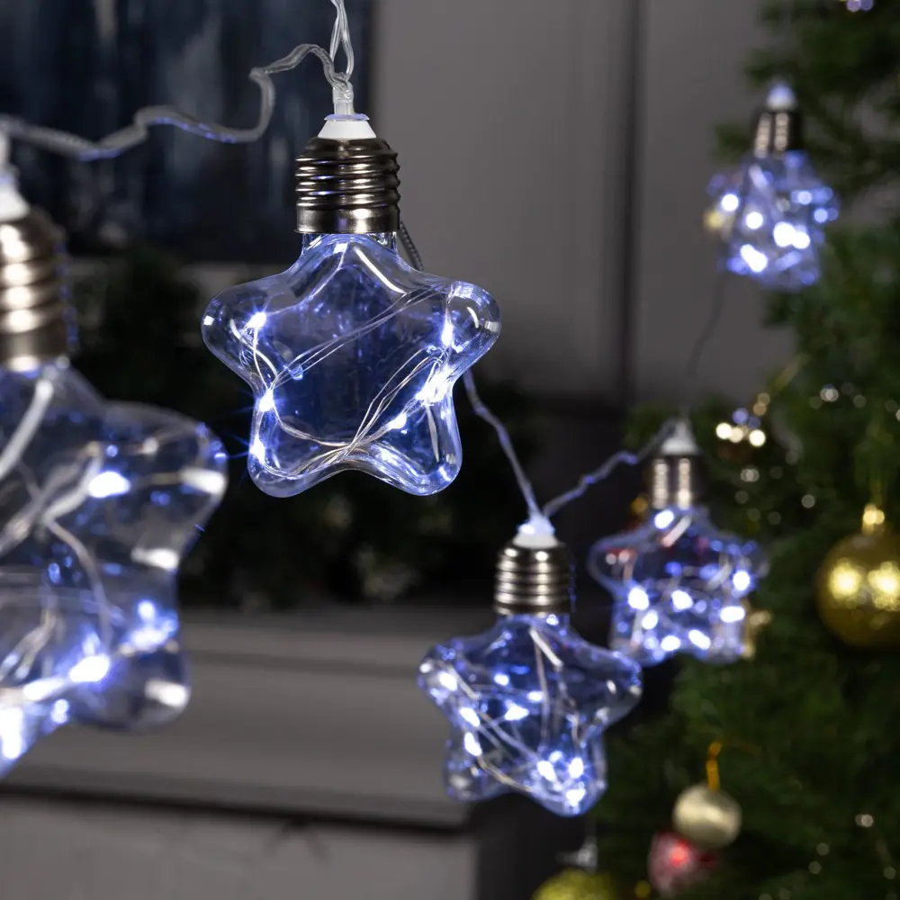 Фото Электрогирлянда комнатная Luazon lighting 6929858 нить 3 м 80 ламп прозрачный 8 режимов работы Фото Электрогирлянда комнатная Luazon lighting 6929858 нить 3 м 80 ламп прозрачный 8 режимов работы