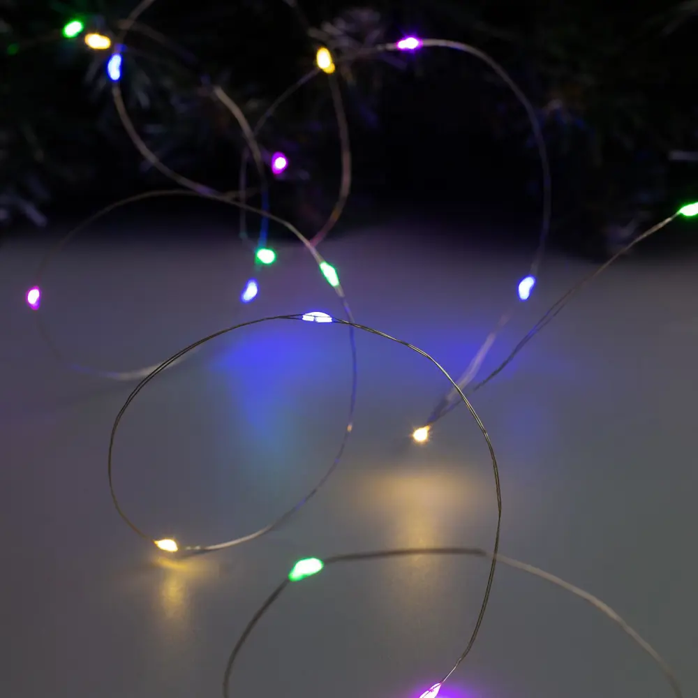 Фото 6 Электрогирлянда комнатная Luazon lighting 5198296 нить 2 м 20 ламп прозрачный 1 режим работы Фото 6 Электрогирлянда комнатная Luazon lighting 5198296 нить 2 м 20 ламп прозрачный 1 режим работы