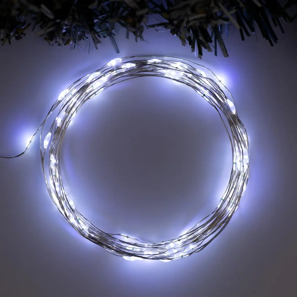 Фото Электрогирлянда комнатная Luazon lighting 5198329 роса 5 м 100 ламп прозрачный 2 режима работы Фото Электрогирлянда комнатная Luazon lighting 5198329 роса 5 м 100 ламп прозрачный 2 режима работы