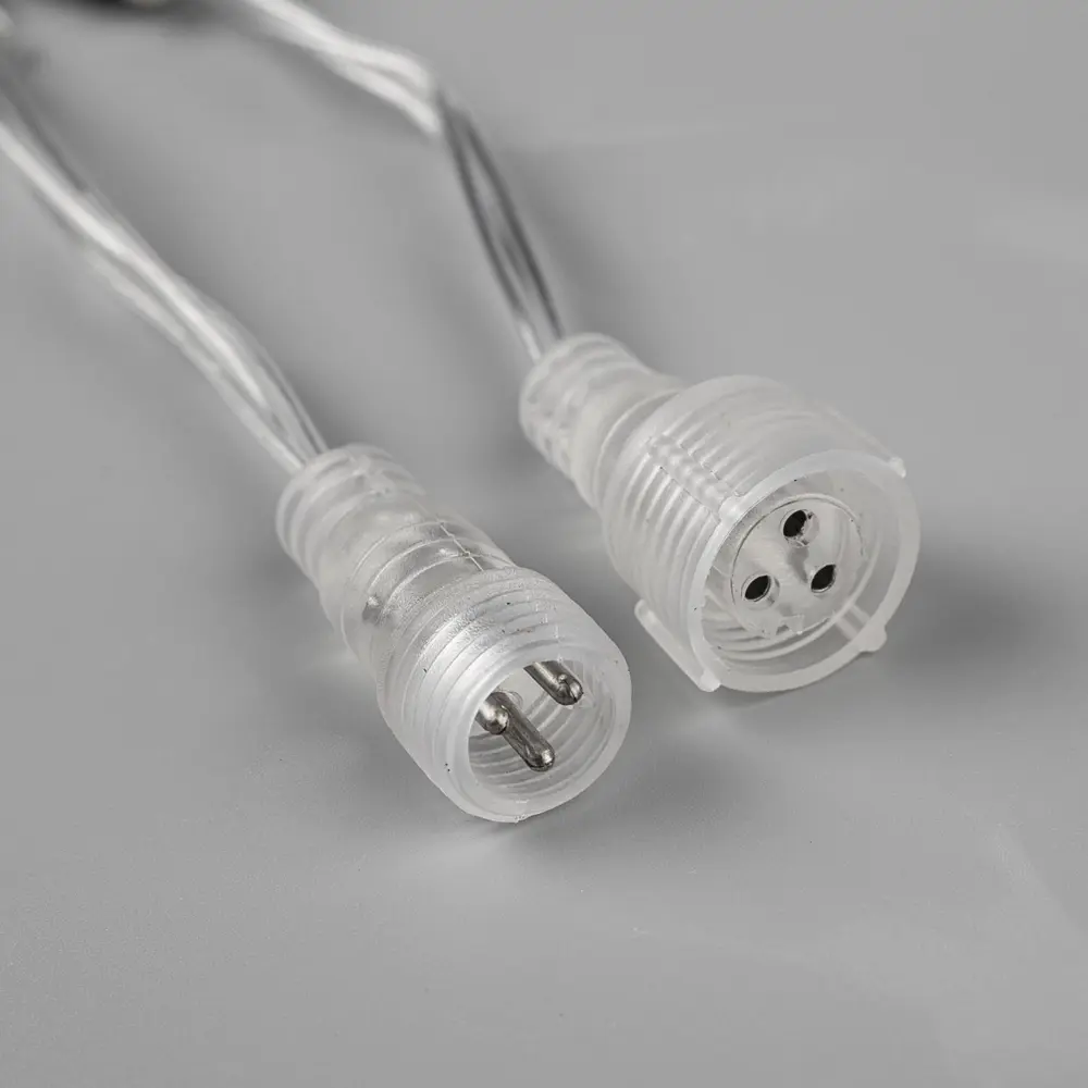 Фото 5 Электрогирлянда универсальная Luazon lighting BH.SPEC.IP44.220.03.05.1.04 бахрома 3x3 м 160 ламп синий 1 режим работы