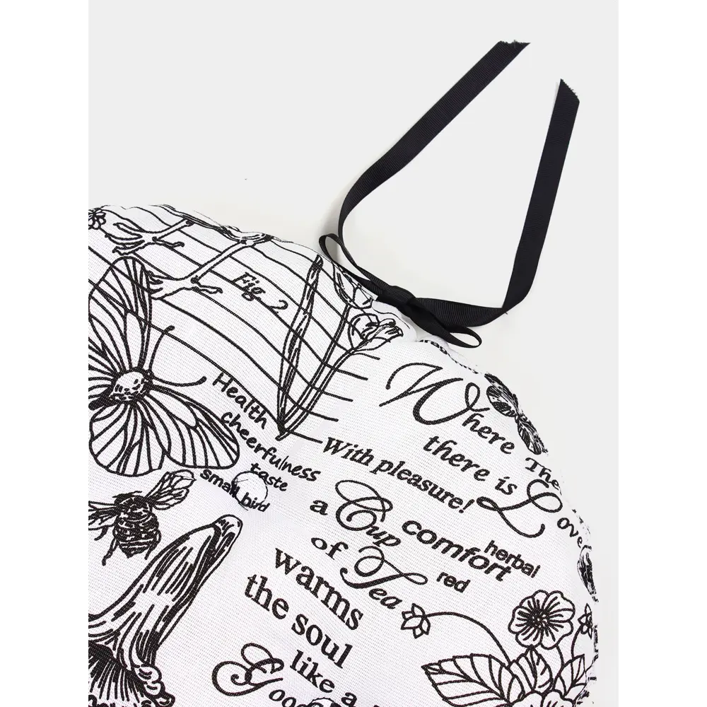 Фото 5 Подушка для стула Bio-Line PRKR4 40x40 см с завязками цвет белый Фото 5 Подушка для стула Bio-Line PRKR4 40x40 см с завязками цвет белый