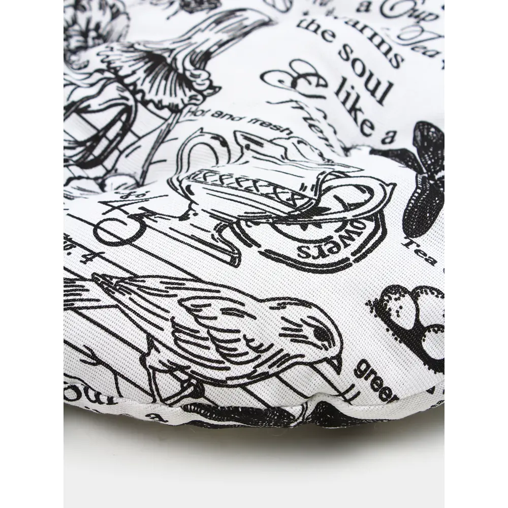 Фото 6 Подушка для стула Bio-Line PRKR4 40x40 см с завязками цвет белый Фото 6 Подушка для стула Bio-Line PRKR4 40x40 см с завязками цвет белый