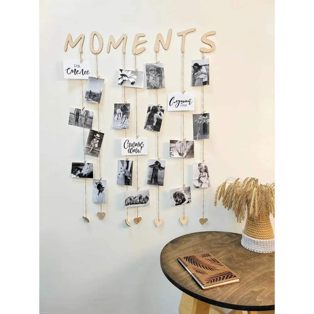 Фото Мультирамка с прищепками Moments 21 фотография 10x15 см Фото Мультирамка с прищепками Moments 21 фотография 10x15 см