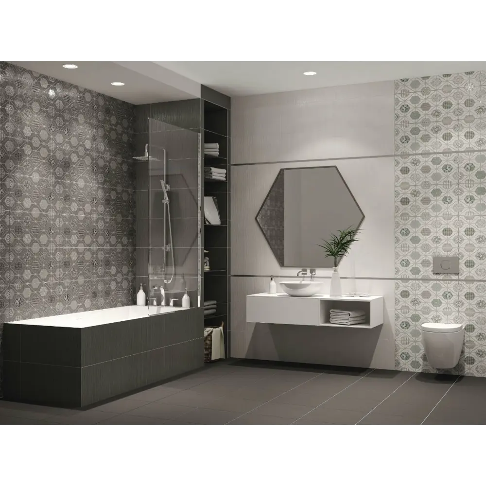 Фото 2 Керамическая плитка Azori 507151101 31.5x63см 1.59 м² цвет серый, цена за упаковку Фото 2 Керамическая плитка Azori 507151101 31.5x63см 1.59 м² цвет серый, цена за упаковку