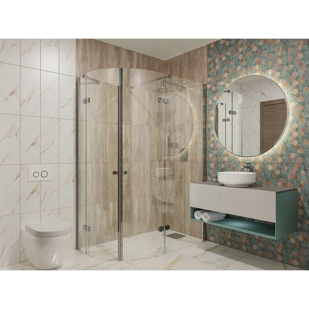 Фото 2 Керамическая плитка Azori 6 509561101 20.1x50.5см 1.52 м² цвет зеленый, коричневый, цена за упаковку Фото 2 Керамическая плитка Azori 6 509561101 20.1x50.5см 1.52 м² цвет зеленый, коричневый, цена за упаковку