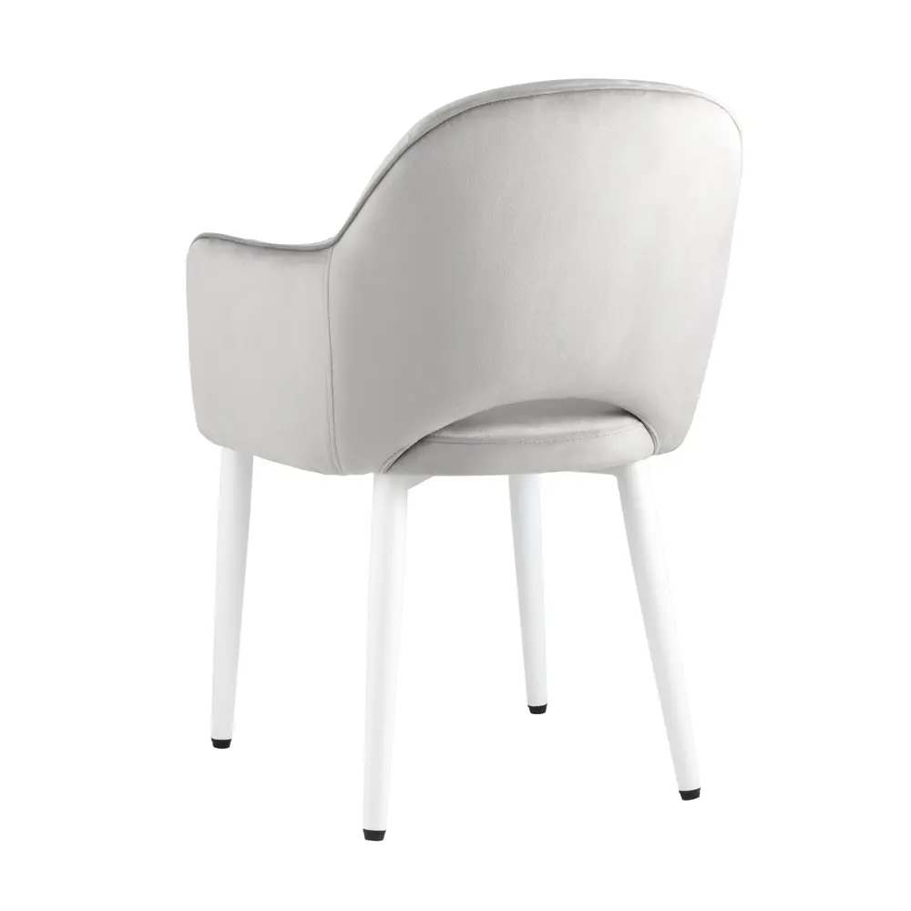 Фото 6 Кухонный стул Stool Group Венера new 82x64x49 см велюр цвет серебристый Фото 6 Кухонный стул Stool Group Венера new 82x64x49 см велюр цвет серебристый