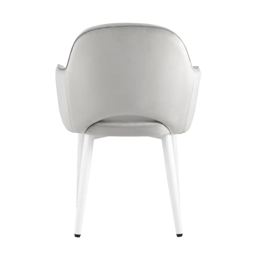 Фото 5 Кухонный стул Stool Group Венера new 82x64x49 см велюр цвет серебристый Фото 5 Кухонный стул Stool Group Венера new 82x64x49 см велюр цвет серебристый