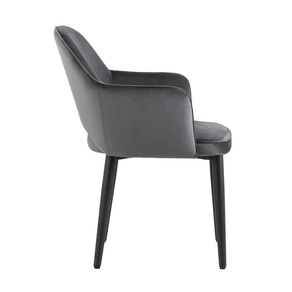 Фото 4 Кухонный стул Stool Group Венера new 82x64x49 см велюр цвет темно-серый Фото 4 Кухонный стул Stool Group Венера new 82x64x49 см велюр цвет темно-серый
