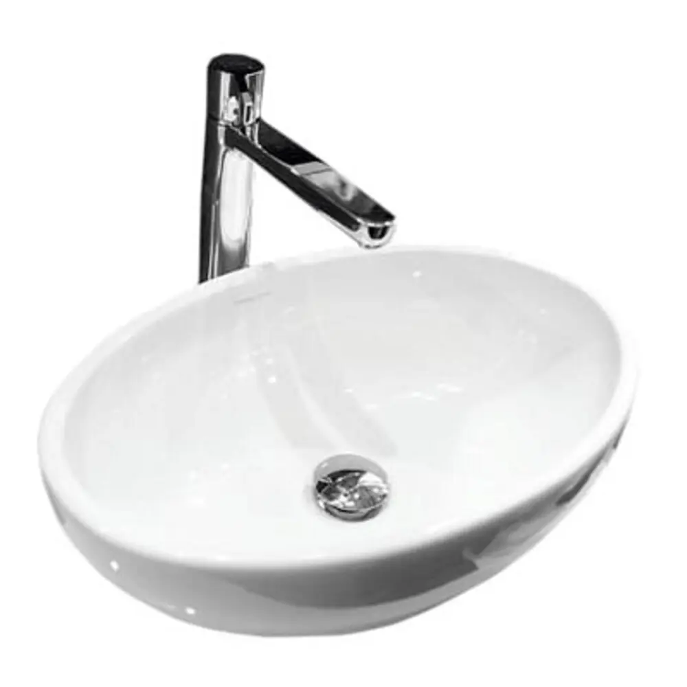 Фото Раковина накладная Sanita Luxe Ringo 53см цвет белый Фото Раковина накладная Sanita Luxe Ringo 53см цвет белый