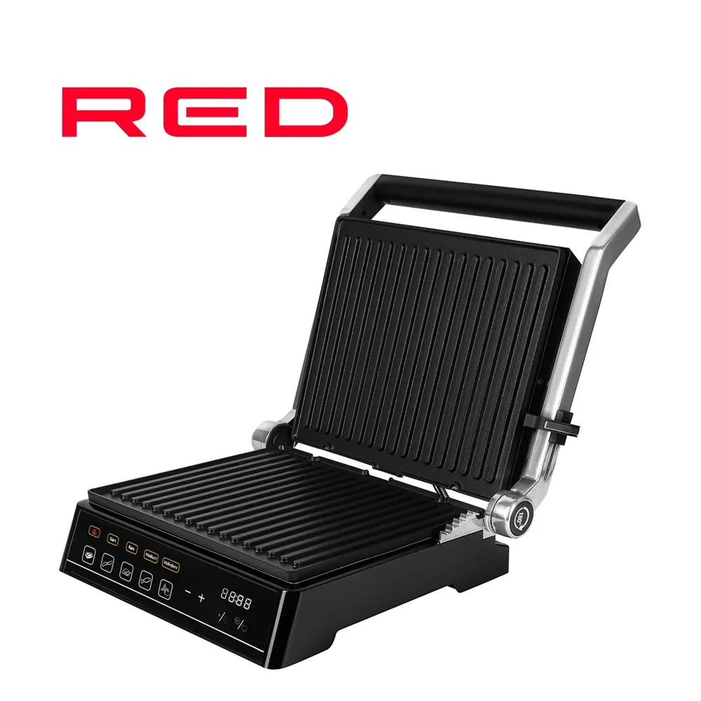 Фото Гриль электрический Red solution SteakPRO RGM-M813 2000 Вт цвет металл Фото Гриль электрический Red solution SteakPRO RGM-M813 2000 Вт цвет металл