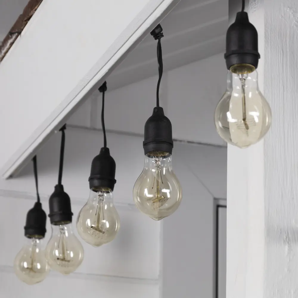 Фото 6 Электрогирлянда наружная Luazon lighting 2702223 нить 10 м 20 ламп прозрачный 1 режим работы Фото 6 Электрогирлянда наружная Luazon lighting 2702223 нить 10 м 20 ламп прозрачный 1 режим работы