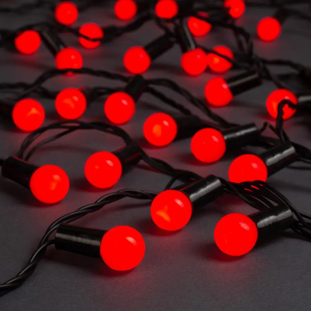 Фото 2 Электрогирлянда универсальная Luazon lighting нить 20 м 200 ламп красный 8 режимов работы Фото 2 Электрогирлянда универсальная Luazon lighting нить 20 м 200 ламп красный 8 режимов работы