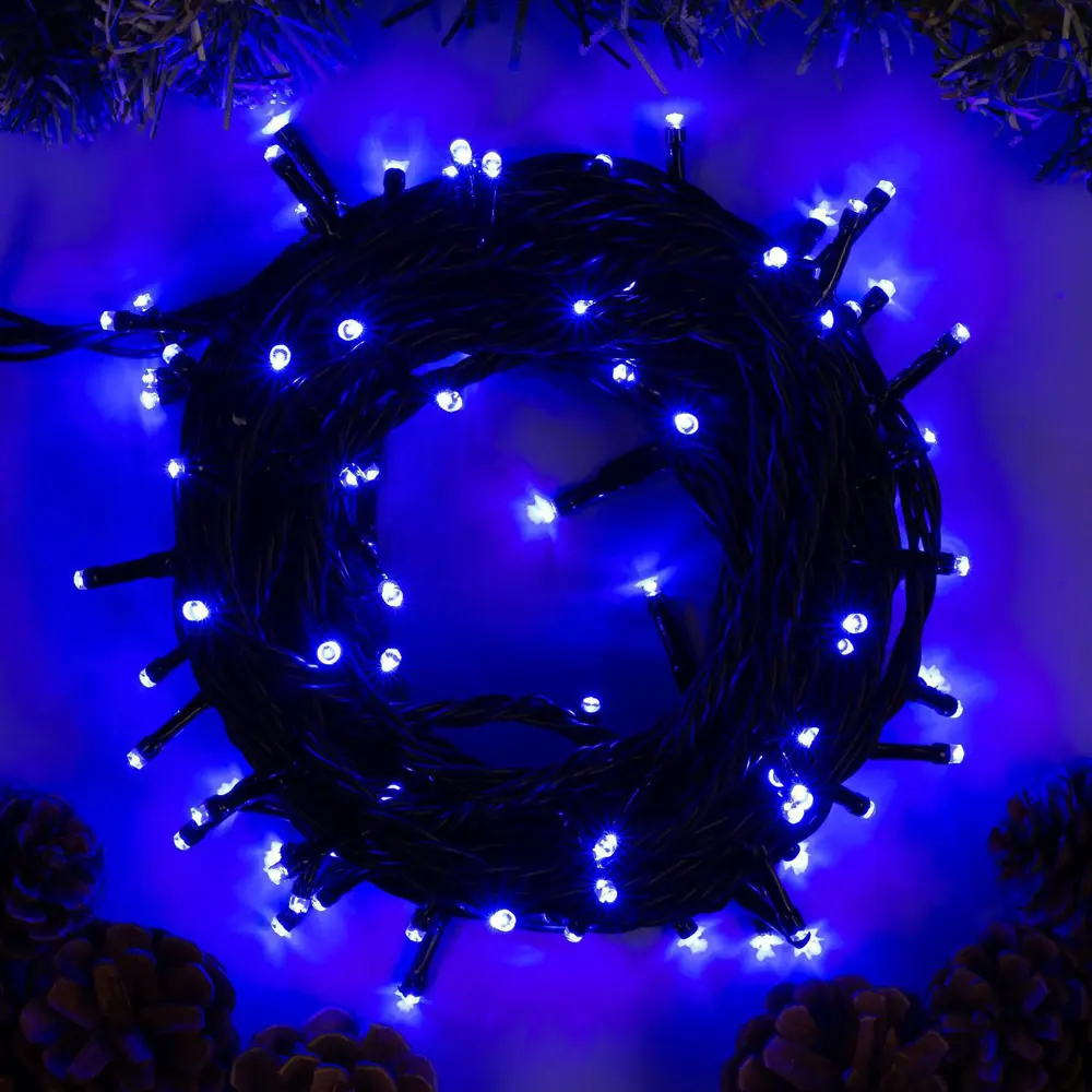 Фото Электрогирлянда универсальная Luazon lighting 187243 нить 10 м 100 ламп прозрачный 1 режим работы Фото Электрогирлянда универсальная Luazon lighting 187243 нить 10 м 100 ламп прозрачный 1 режим работы
