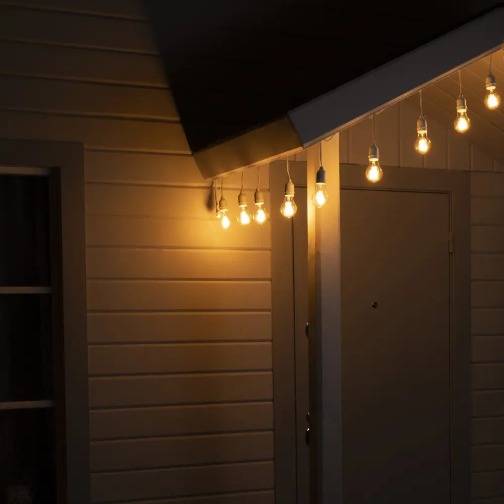 Фото 7 Электрогирлянда наружная Luazon lighting 7859948 нить 10 м 20 ламп прозрачный 1 режим работы Фото 7 Электрогирлянда наружная Luazon lighting 7859948 нить 10 м 20 ламп прозрачный 1 режим работы