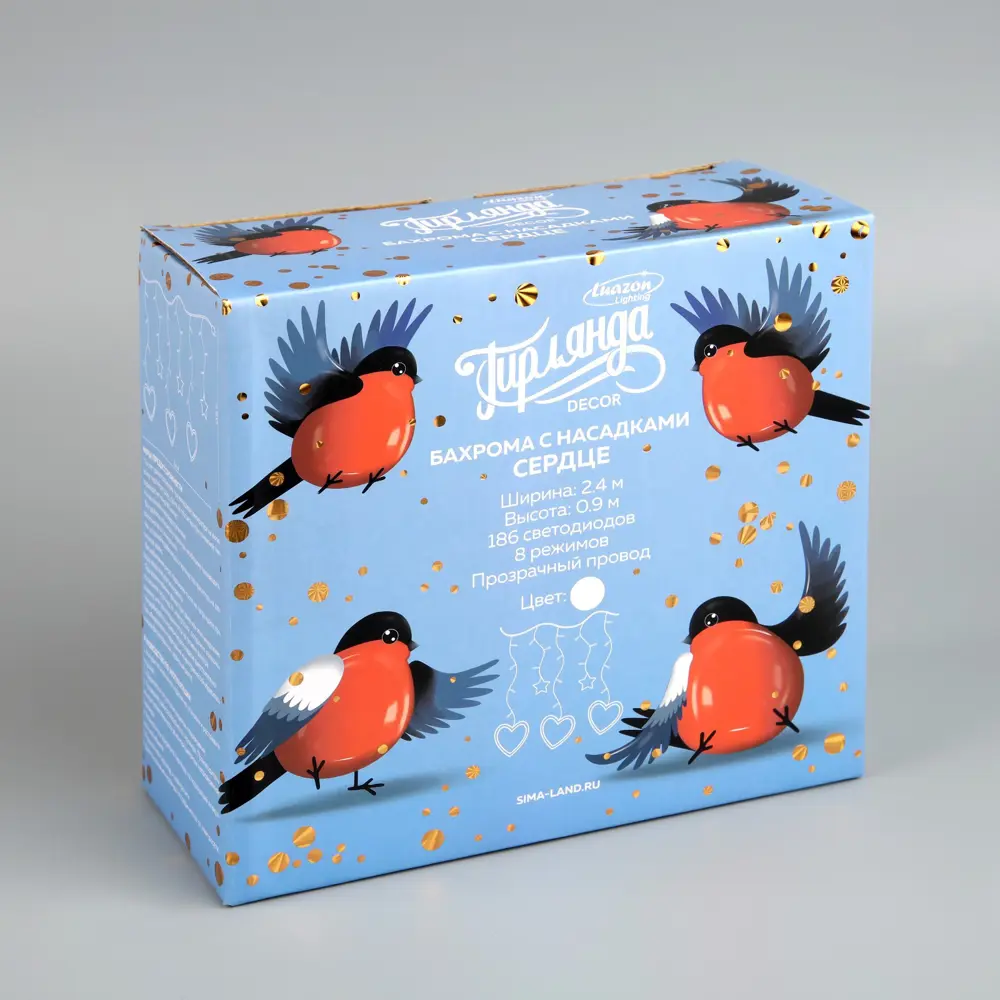 Фото 9 Электрогирлянда комнатная Luazon lighting 4356977 бахрома 2.4x2.4 м 186 ламп холодный белый (голубой) 8 режимов работы Фото 9 Электрогирлянда комнатная Luazon lighting 4356977 бахрома 2.4x2.4 м 186 ламп холодный белый (голубой) 8 режимов работы