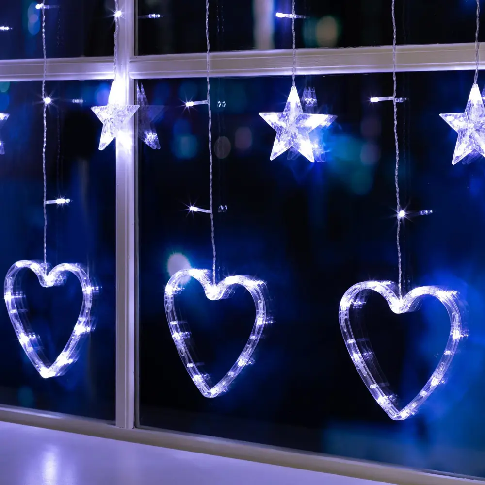 Фото 3 Электрогирлянда комнатная Luazon lighting 4356977 бахрома 2.4x2.4 м 186 ламп холодный белый (голубой) 8 режимов работы Фото 3 Электрогирлянда комнатная Luazon lighting 4356977 бахрома 2.4x2.4 м 186 ламп холодный белый (голубой) 8 режимов работы