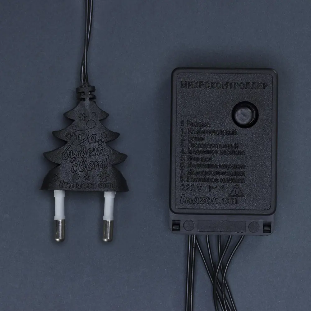 Фото 4 Электрогирлянда комнатная Luazon lighting бахрома 3x3 м 80 ламп зеленый 8 режимов работы