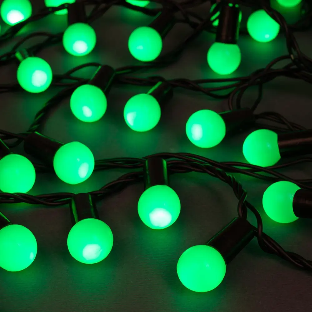 Фото 2 Электрогирлянда универсальная Luazon lighting нить 20 м 200 ламп зеленый 8 режимов работы Фото 2 Электрогирлянда универсальная Luazon lighting нить 20 м 200 ламп зеленый 8 режимов работы