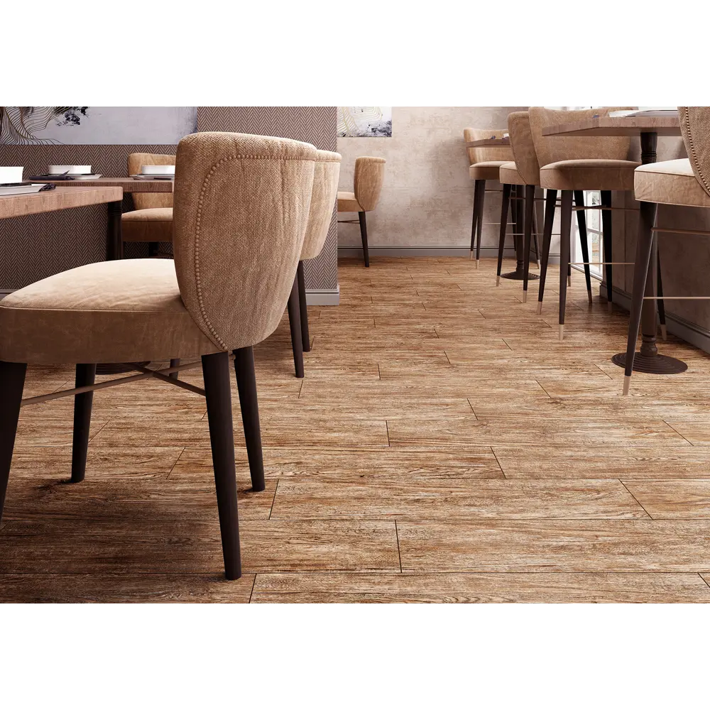Фото 11 Керамогранит Alma ceramica Madera GFU92MDR04R 20x90см 1.26 м² цвет коричневый, цена за упаковку Фото 11 Керамогранит Alma ceramica Madera GFU92MDR04R 20x90см 1.26 м² цвет коричневый, цена за упаковку