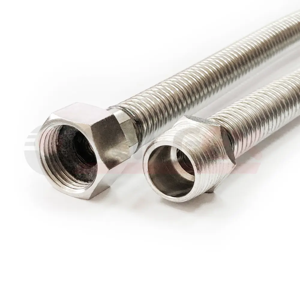 Фото Гибкая подводка для газа Valfex 1/2" внутренняя-наружная резьба 3.5м. Фото Гибкая подводка для газа Valfex 1/2" внутренняя-наружная резьба 3.5м.