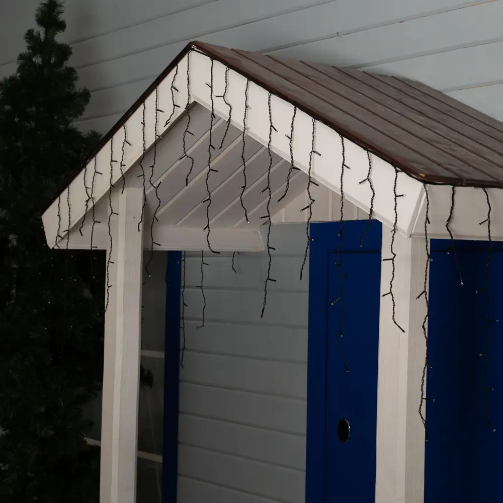 Фото 2 Электрогирлянда универсальная Luazon lighting бахрома 3x3 м 160 ламп разноцветный 1 режим работы Фото 2 Электрогирлянда универсальная Luazon lighting бахрома 3x3 м 160 ламп разноцветный 1 режим работы