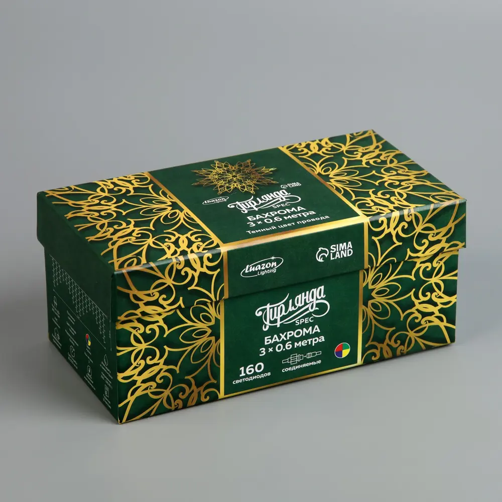 Фото 8 Электрогирлянда универсальная Luazon lighting бахрома 3x3 м 160 ламп разноцветный 1 режим работы Фото 8 Электрогирлянда универсальная Luazon lighting бахрома 3x3 м 160 ламп разноцветный 1 режим работы