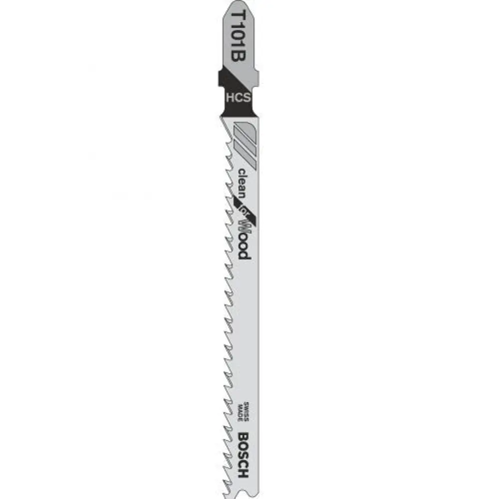 Фото Пилка для лобзика по дереву Bosch Professional Clean For Wood T101B быстрый рез, 5 шт. Фото Пилка для лобзика по дереву Bosch Professional Clean For Wood T101B быстрый рез, 5 шт.