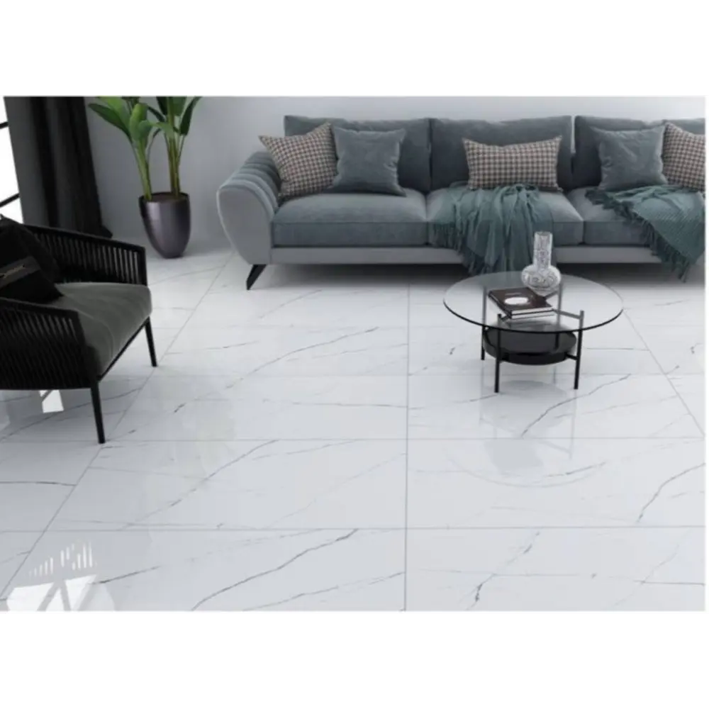 Фото Плитка Pars tile ORIENTAL White 60*120 60x120см 2.16 м² цвет белый, цена за упаковку Фото Плитка Pars tile ORIENTAL White 60*120 60x120см 2.16 м² цвет белый, цена за упаковку