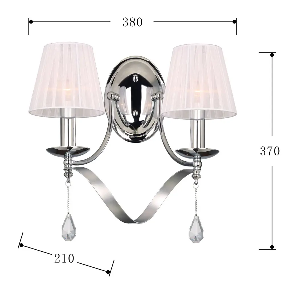 Фото 3 Настенный светильник Favourite 1420-2w цвет желтый Фото 3 Настенный светильник Favourite 1420-2w цвет желтый