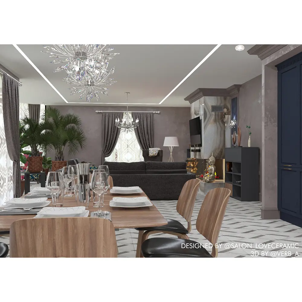 Фото 3 Люстра подвесная хрустальная Favourite Feerie 1184-5P 5 ламп 10 м² цвет серый Фото 3 Люстра подвесная хрустальная Favourite Feerie 1184-5P 5 ламп 10 м² цвет серый