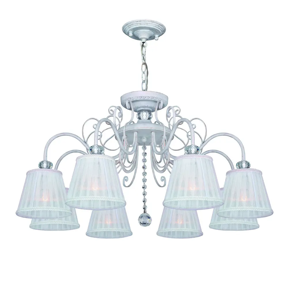 Фото Люстра подвесная Favourite Amanda 1261-8PC 8 ламп 16 м² цвет золотой Фото Люстра подвесная Favourite Amanda 1261-8PC 8 ламп 16 м² цвет золотой