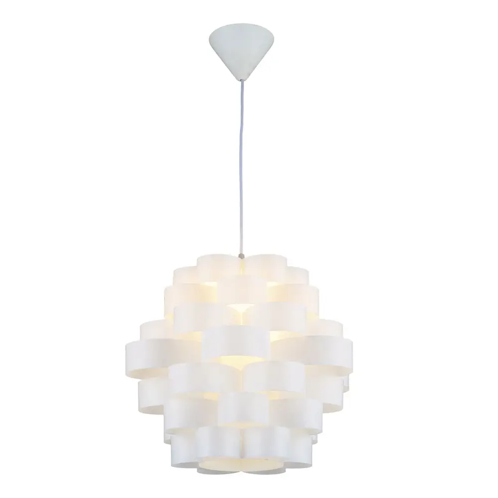 Фото Люстра подвесная светодиодная Favourite Heller 1071-1P 1 лампа 2 м² цвет белый Фото Люстра подвесная светодиодная Favourite Heller 1071-1P 1 лампа 2 м² цвет белый