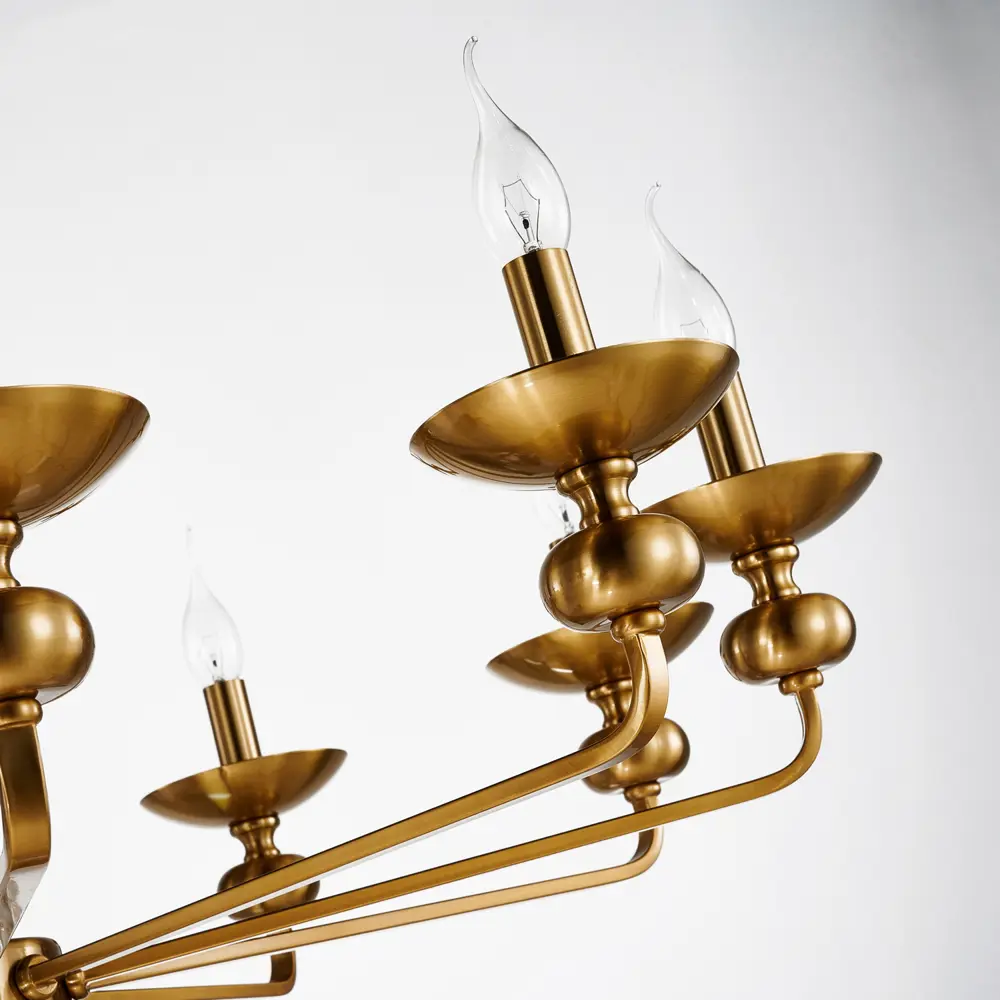 Фото 7 Люстра подвесная светодиодная Favourite Exquisita 1464-10P 10 ламп 20 м² цвет коричневый Фото 7 Люстра подвесная светодиодная Favourite Exquisita 1464-10P 10 ламп 20 м² цвет коричневый