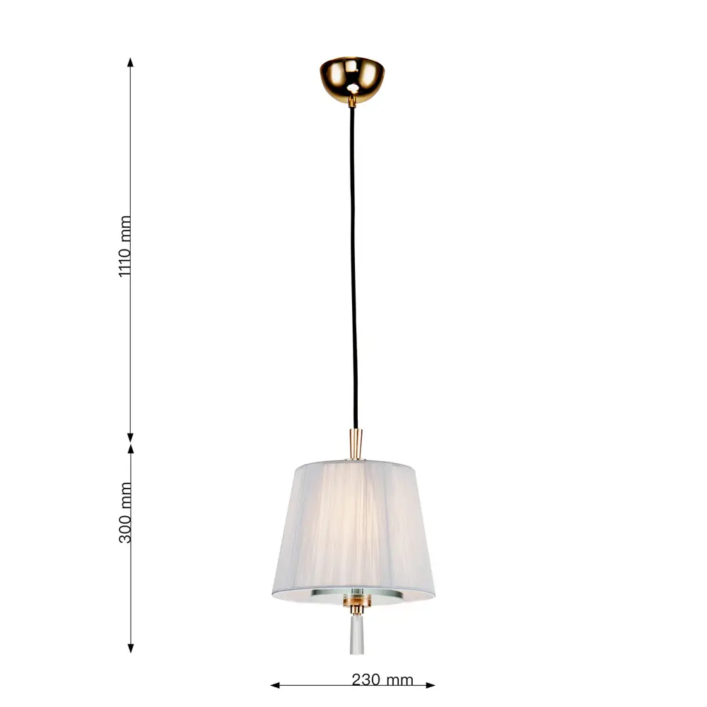 Фото 3 Светильник подвесной светодиодный Favourite Sade 1474-1P 1 лампа 2 м² цвет желтый Фото 3 Светильник подвесной светодиодный Favourite Sade 1474-1P 1 лампа 2 м² цвет желтый