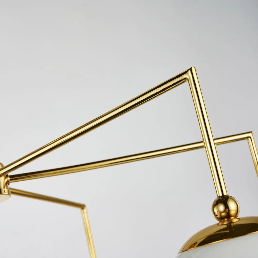 Фото 7 Люстра потолочная светодиодная Favourite Undine 1590-6P 6 ламп 12 м² цвет золотой Фото 7 Люстра потолочная светодиодная Favourite Undine 1590-6P 6 ламп 12 м² цвет золотой