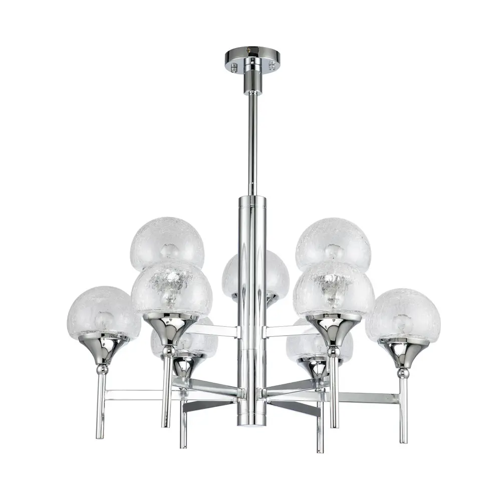 Фото 2 Люстра подвесная светодиодная Favourite Impulse 1796-9P 9 ламп 18 м² цвет серый Фото 2 Люстра подвесная светодиодная Favourite Impulse 1796-9P 9 ламп 18 м² цвет серый