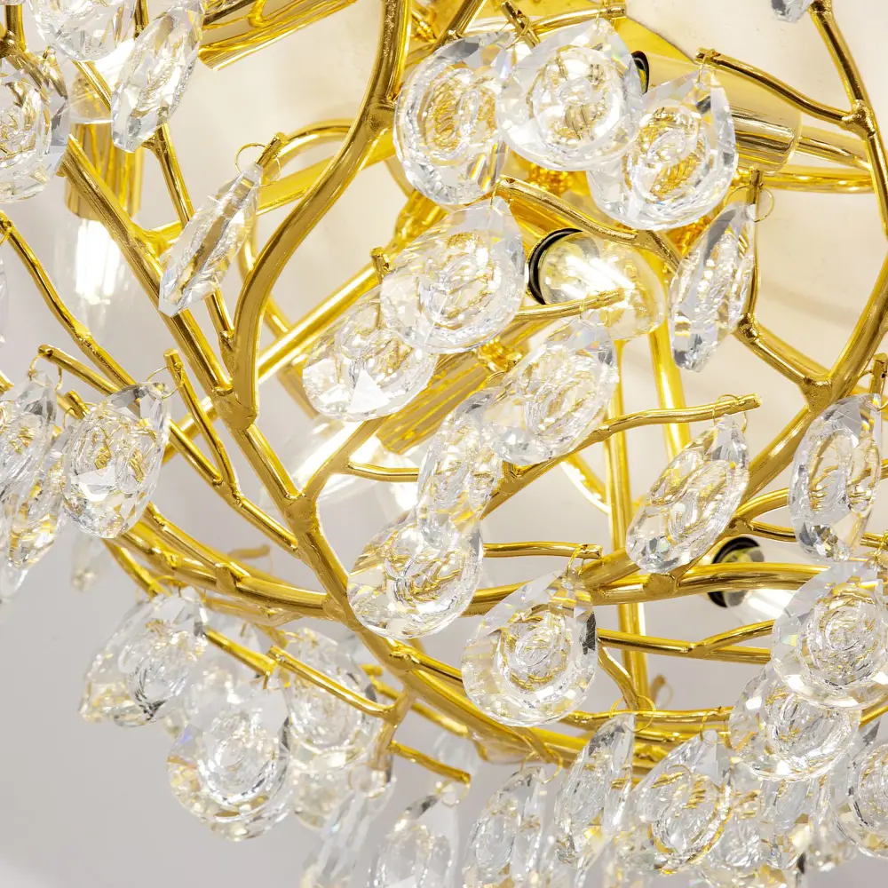 Фото 6 Люстра потолочная светодиодная Favourite Pluvia 2255-8C 8 ламп 15 м² цвет серый Фото 6 Люстра потолочная светодиодная Favourite Pluvia 2255-8C 8 ламп 15 м² цвет серый