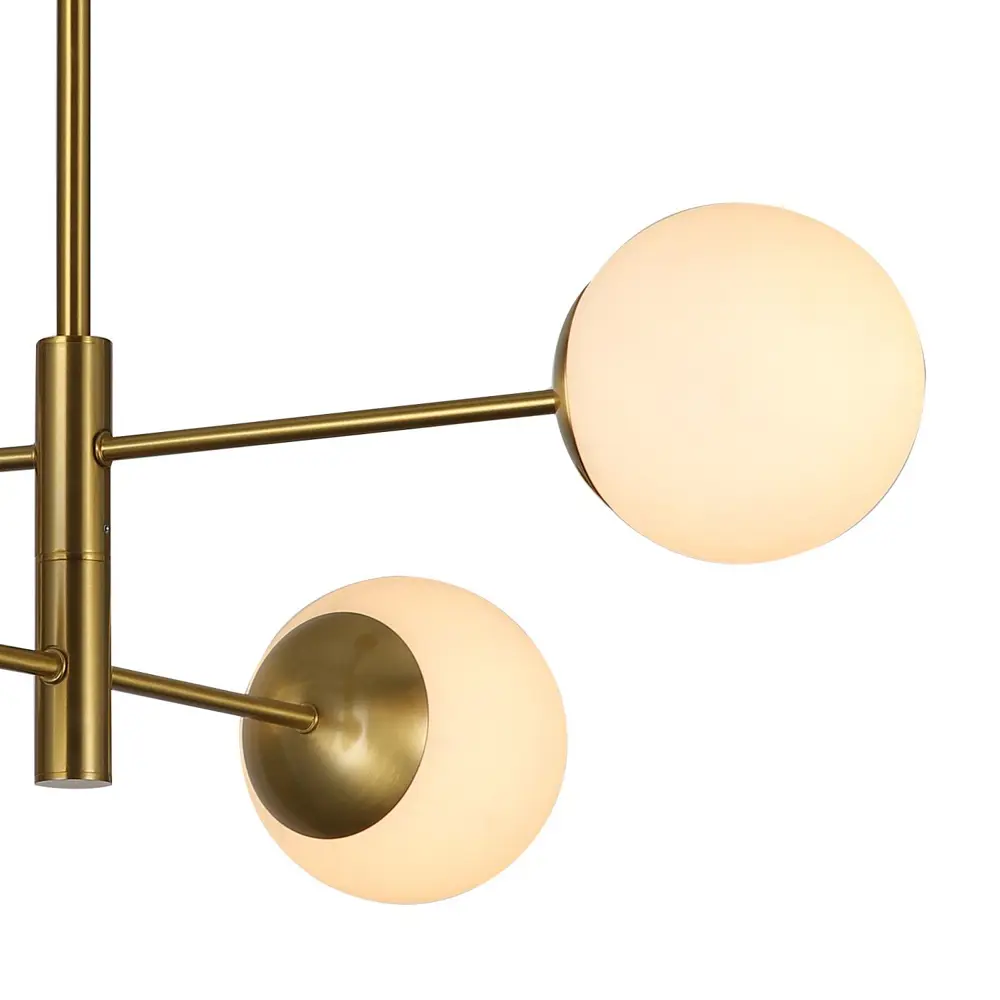 Фото 3 Люстра подвесная светодиодная Favourite Gutta 1642-4P 4 лампы 12 м² цвет медный Фото 3 Люстра подвесная светодиодная Favourite Gutta 1642-4P 4 лампы 12 м² цвет медный