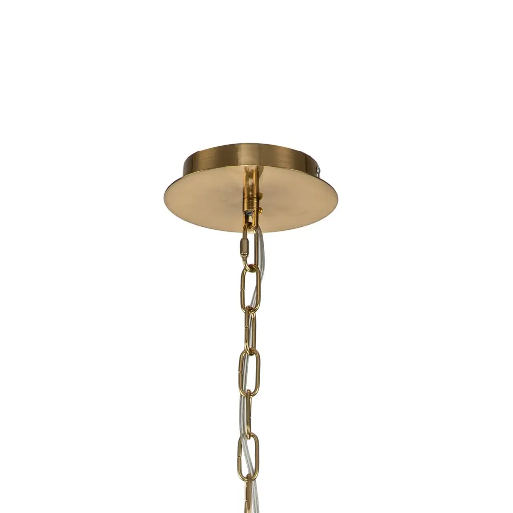 Фото 3 Люстра подвесная светодиодная хрустальная Favourite Duke 1794-12P 12 лампы 24 м² цвет золотой Фото 3 Люстра подвесная светодиодная хрустальная Favourite Duke 1794-12P 12 лампы 24 м² цвет золотой